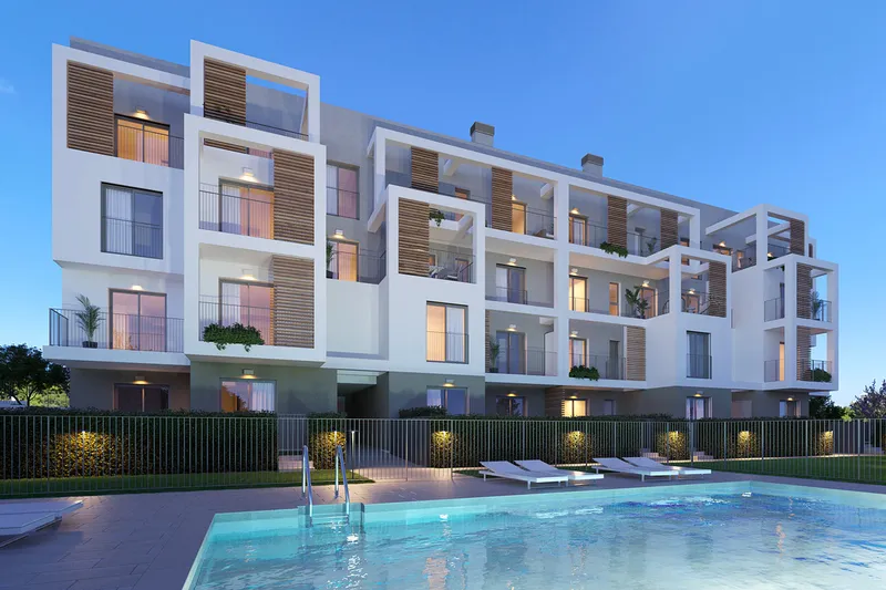 Penthouse in Torrenova - Exterior view of the new development near the beach — photo 2