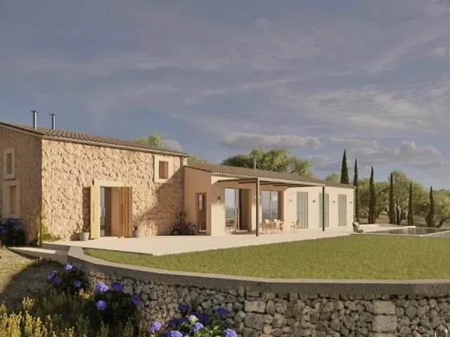 Newly built finca with panoramic views for sale in Inca, Mallorca — photo 1