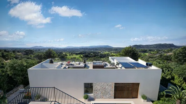 Amazing villa under construction for sale next to the golf course in Pollensa, north Mallorca — photo 5