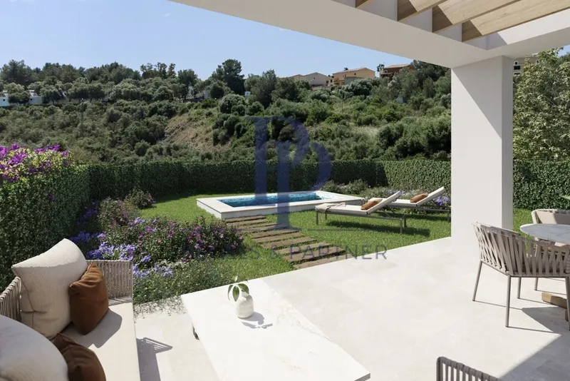 Newly built villas and semi-detached houses near the beach with pools, cinema, wellness and fitness area and bar — photo 7