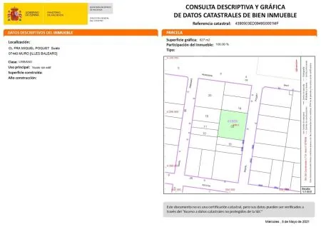 Building Site - Muro, Plot Surface 650 m² — photo 2