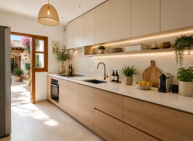 Located in a quiet and sought-after residential area of Cala Blava, just steps from the sea, this charming semi-detached Mediterranean-style villa — photo 6