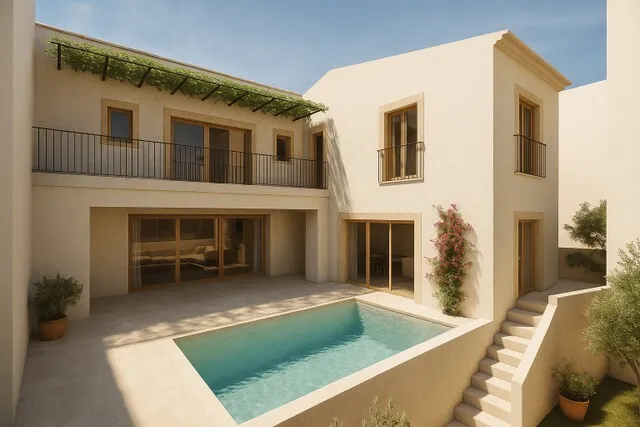 Renovation project town house for sale in Pollensa, North Mallorca — photo 1