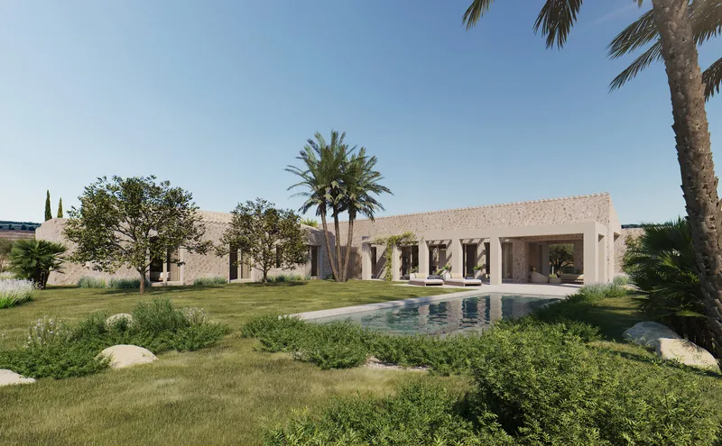 V707 – Newly built finca with beautiful views between Manacor and Petra — photo 1