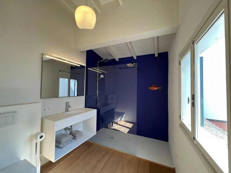 Townhouse in Felanitx - View into patio with pool — photo 8