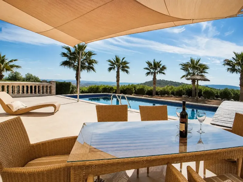 Exclusive natural stone property with guest house, pool and spectacular panoramic views near Alaró — photo 4