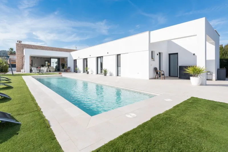 Pollença excellent condition house for sale with swimming pool and wooden beams — photo 2