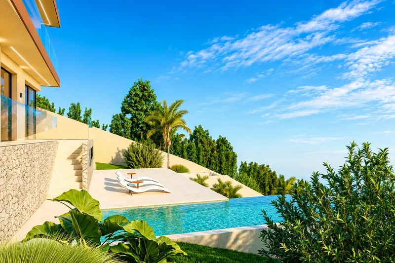 Plot with an Approved Luxury Villa Project and Sea Views in Camp de Mar — photo 7