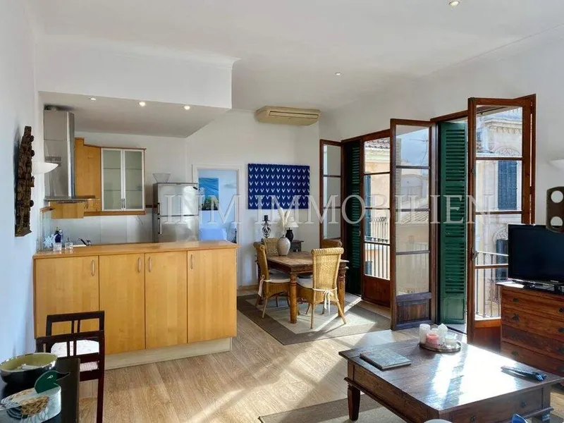 Furnished 55m² apartment with 2 rooms, bathroom & elevator for rent — photo 4