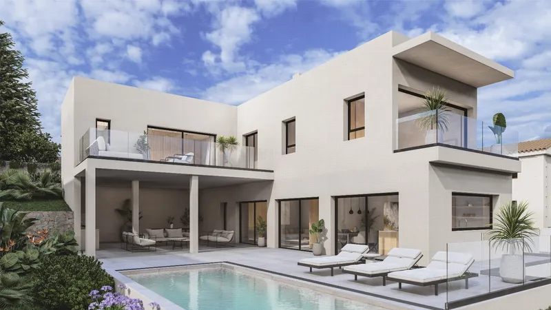 Plot in Son Servera - Project for a modern villa with pool — photo 1
