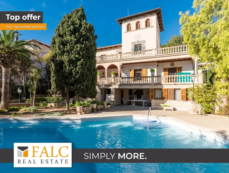 This beautiful classic Mallorcan style villa in Palma de Mallorca is located in a privileged and quiet residential area in the prestigious — photo 1