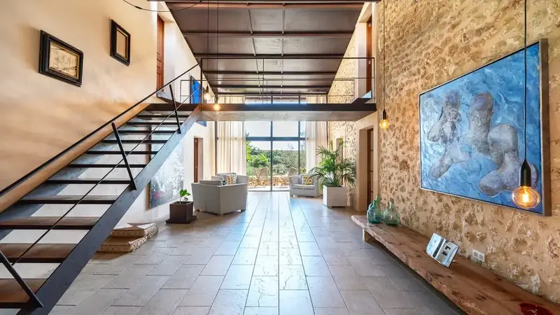 Ubicada en la exclusiva y tranquila zona de Sa Casa Blanca, Palma, esta extraordinaria finca rústica representa el perfecto equilibrio entre — photo 12