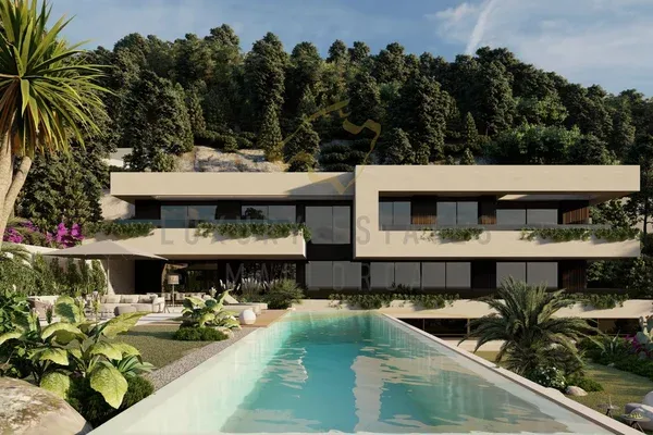 Plot in Son Vida with project and sea views — photo 1
