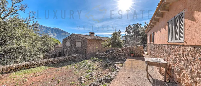Historic stone finca in Mallorca with panoramic sea views and hunting rights in Escorca — photo 5