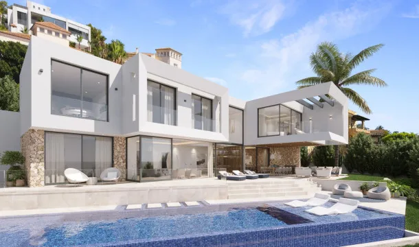 Villa with sea views facing the Malgrats Islands in Santa Ponsa — photo 3