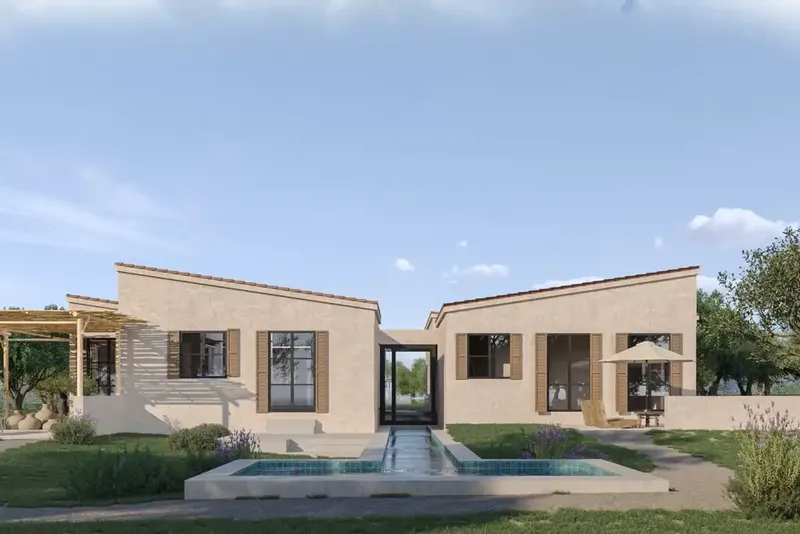 Located on more than 25,000 m² of private land, this newly built finca enjoys a quiet location between Selva and Campanet, two — photo 1