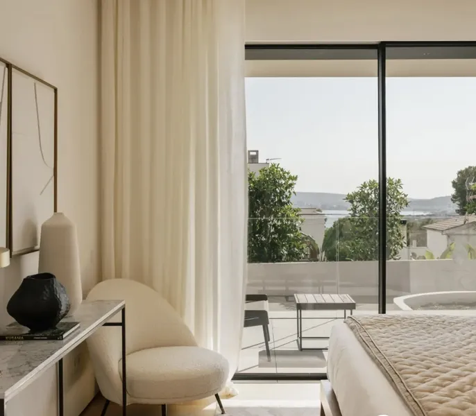 New built luxury villa with sea views in Portals — photo 9
