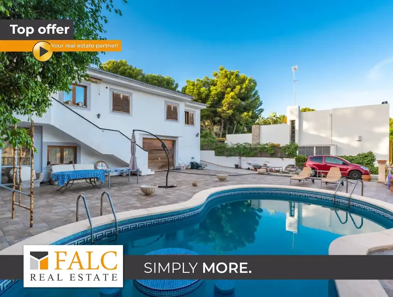 Cozy Mallorcan chalet with pool in Santa Ponsa needs renovation and is located in one of the most sought-after areas of the southwest — photo 1