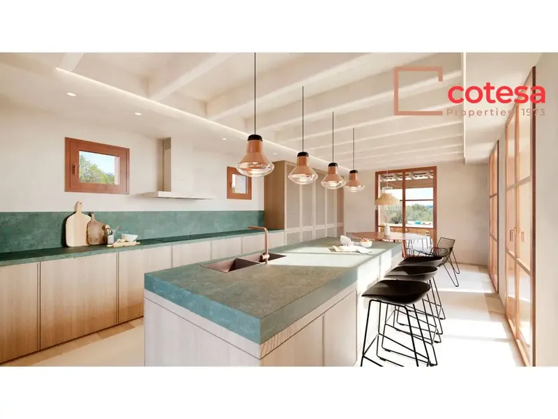 In the Bellavista area, very close to Cala Millor, on a plot of 14110 m2 we offer you this new project: a finca of a superf — photo 6
