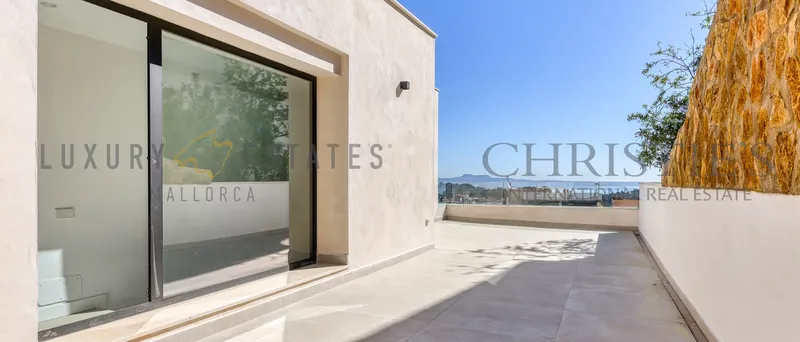 New build corner terraced house in Genova with sea views in modern residential complex with communal pool — photo 7