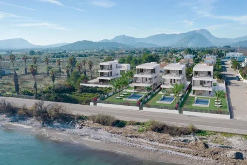 Puerto Alcudia, project including a minimalist chalet, finished construction, on the first sea line of Llenaire — photo 2