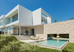 Top modern villa with sea views under construction — photo 1