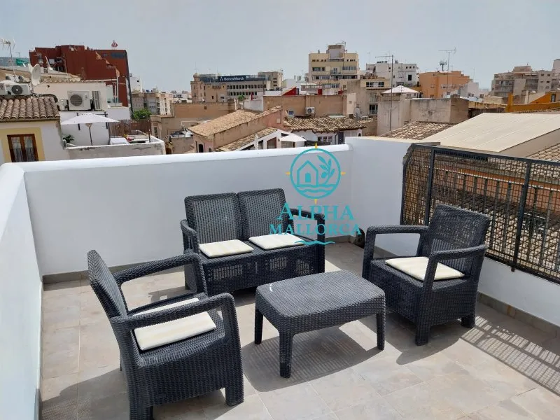 Palma Old Town: Renovated apartment with private terrace and optional underground parking space — photo 10