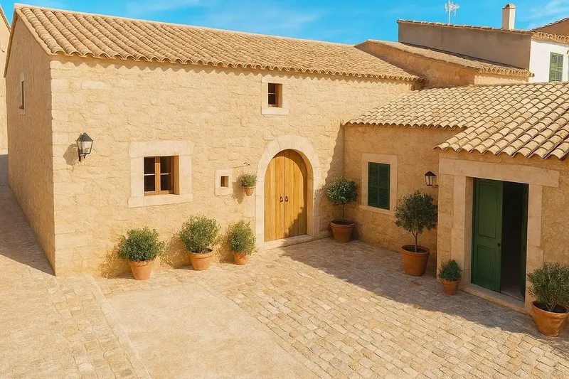 INVERSIONES GRUP REAL ESTATE BOUTIQUE presents this traditional Mallorcan style house in the picturesque area of s’Alqueria Blanca, in — photo 2