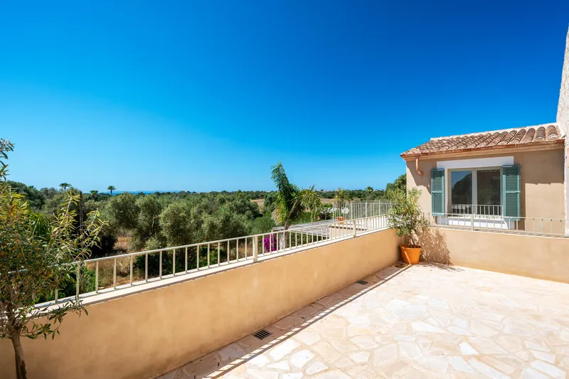Impressive natural stone finca in Sa Rapita on a large plot, close to Es Trenc beach — photo 12
