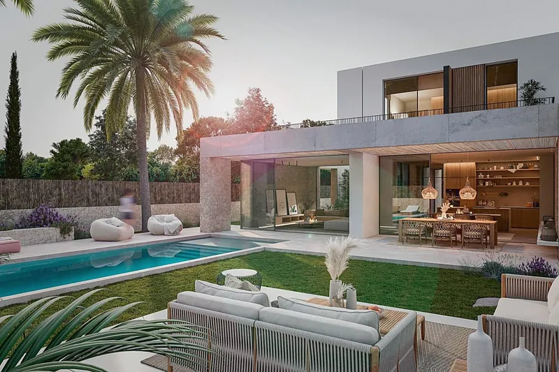 Newly built villa in Cala Llombards - with short distances to the bay — photo 1