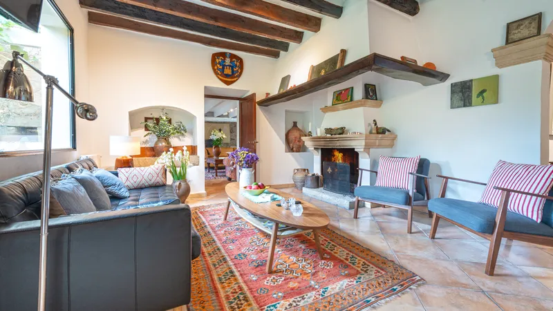 Finca with three guest houses with large pool landscape in Cala San Vicente — photo 4