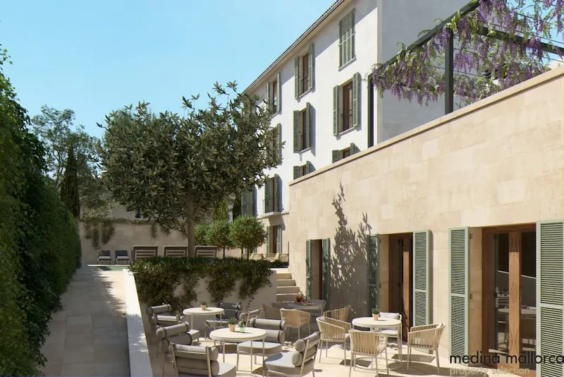 House in Sant Joan with preliminary project for urban hotel — photo 2