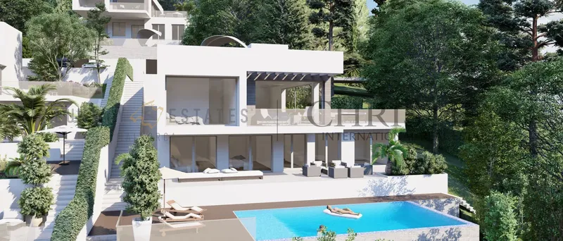 Elegant new build villa in Camp de Mar with pool and garden — photo 1