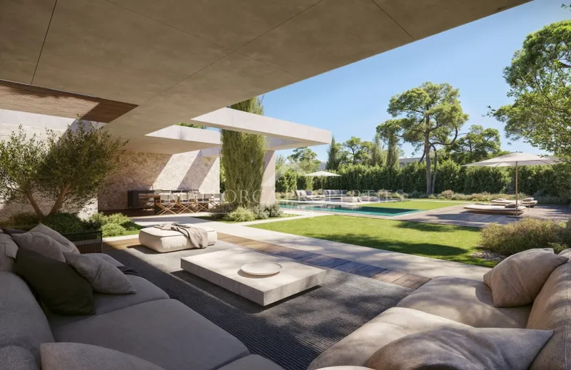 Prestigious villa under construction in Cala Vinyes — photo 9