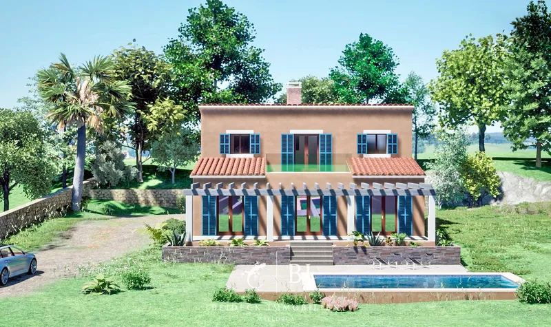 Interesting plot with approved finca project between Son Carrió and Cala Millor — photo 8