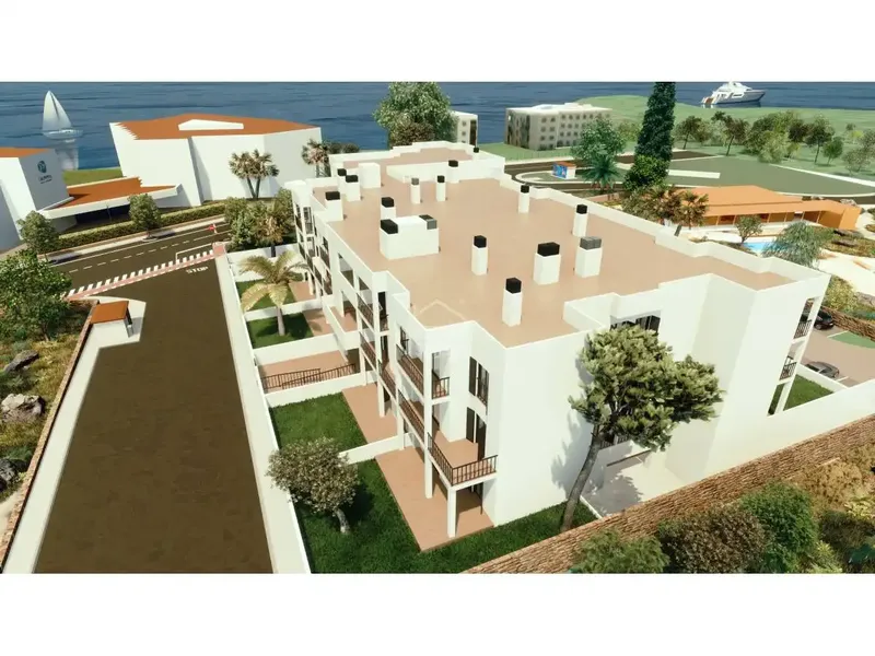 New development of 38 price-limited homes in Cala Bona, a quiet area very close to several beaches. The building will offer — photo 4