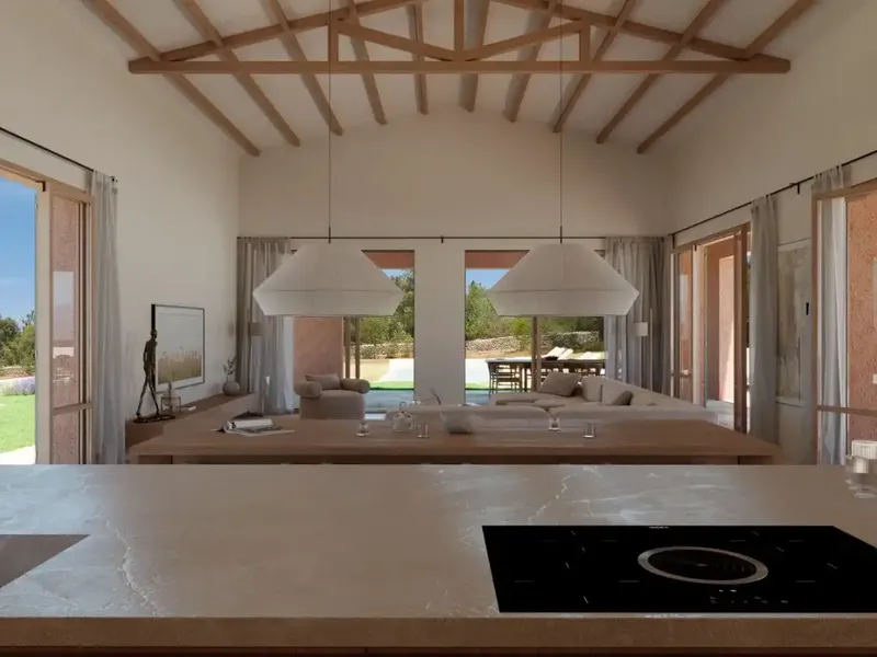 Finca rústica de lujo de nueva construcción con piscina en Costitx — photo 9