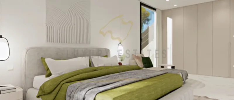 Modern newly built villa in Santa Ponsa with infinity pool and panoramic views — photo 9