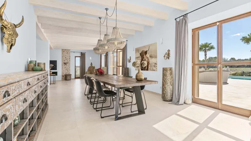 A Stunning Natural Stone Finca Near Ses Salines—Privacy, Panoramic Views, and the Mediterranean Lifestyle — photo 4