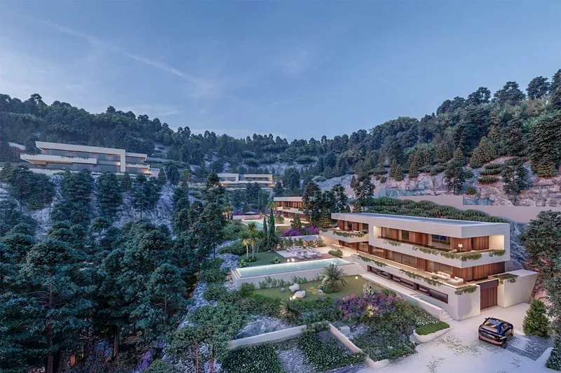 Peaceful building plot with sea views and project for elegant villa in Son Vida — photo 12