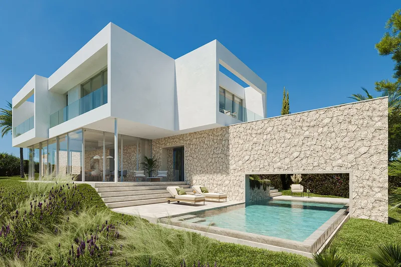 Luxurious new-build villa with wonderful sea views near the coast — photo 1