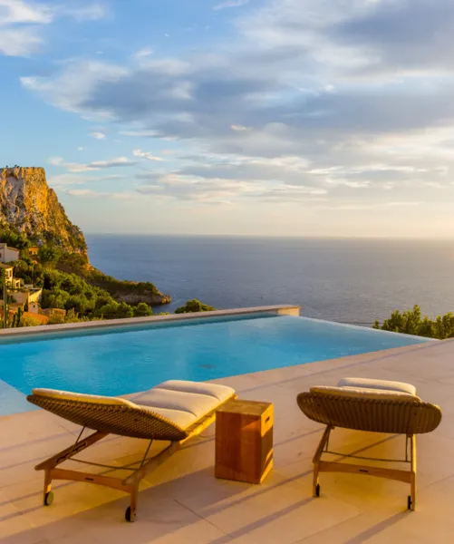 Designer villa with incredible sea views and flat garden in Cala Llamp, in Puerto de Andratx — photo 2