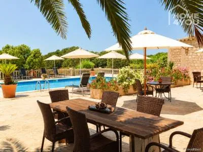 Exclusive agroturismo in historic water mill near Ses Salines with 14-guest license, 460m², pool — photo 1
