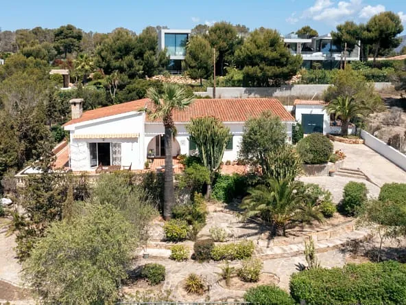 Charming Mediterranean villa steps from Cala Vinyes beach — photo 1