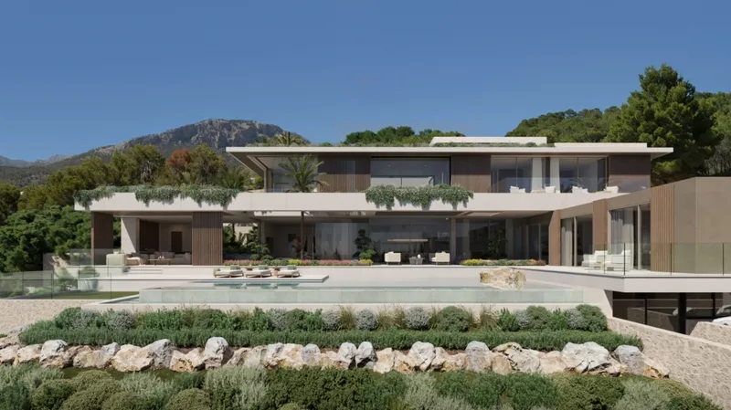 Exclusive villa project with planning permission granted in Camp de Mar — photo 1