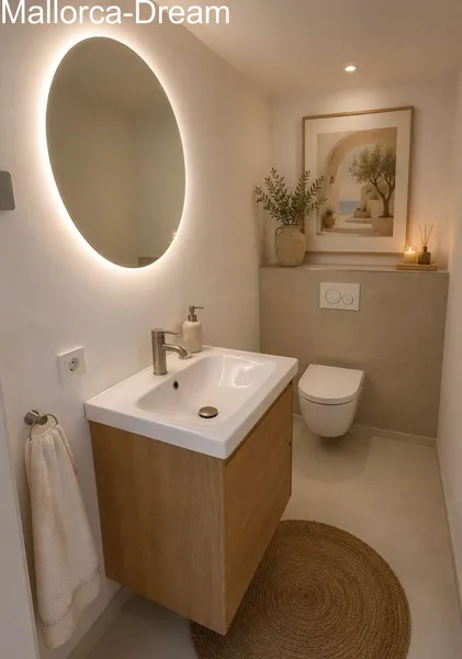 Son Servera: A unique townhouse with a sea-view roof terrace, air conditioning, underfloor heating, a heat pump and a solar panel system, situated in the historic — photo 11