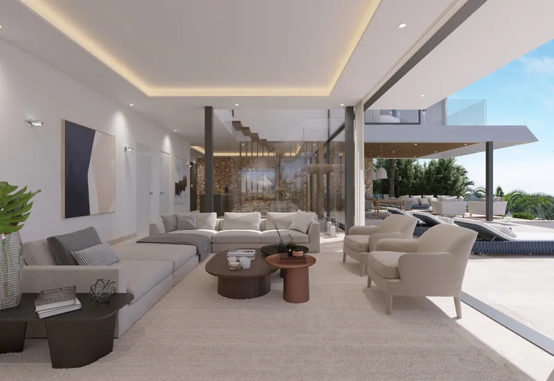 New build villa with stunning views of the harbor of Port Adriano - Marcel Remus Real Estate — photo 4