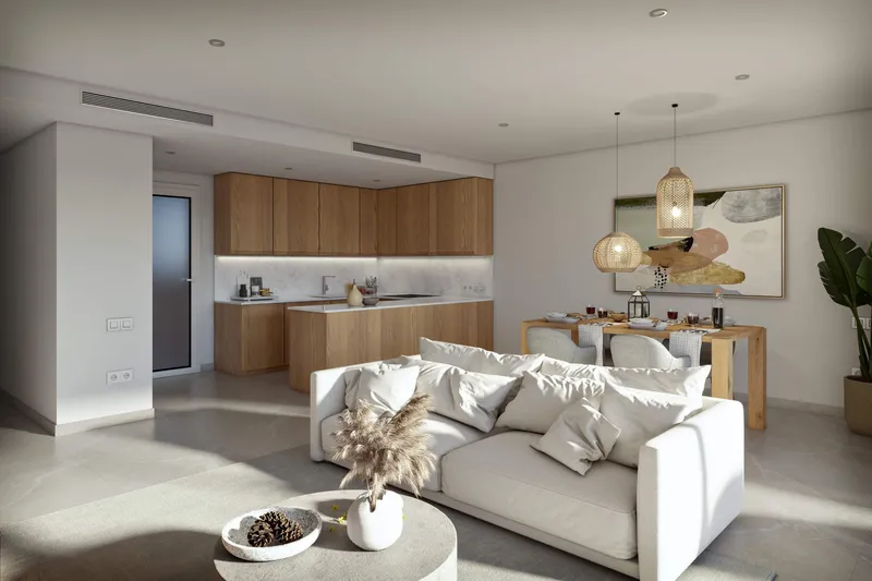 89 m² apartment with 3 rooms, pool and sea views for sale — photo 11