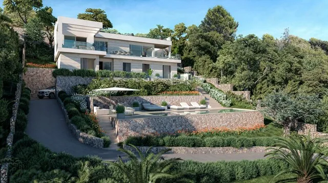 Amazing villa under construction for sale next to the golf course in Pollensa, north Mallorca — photo 6