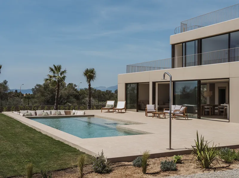 Villa under construction in Son Gual II – Modern design with pool and chill-out area — photo 1
